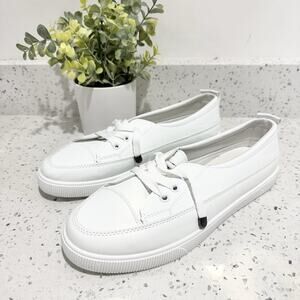 JIUYOU Faux Leather White Fashion Sneakers Size 42 us 10 KD